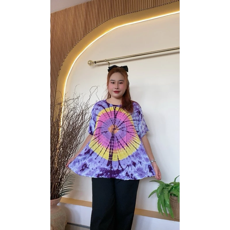 เสื้อสปันมัดย้อม อก48 thumbnail 3