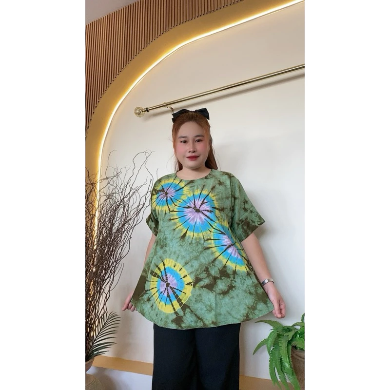 เสื้อสปันมัดย้อม อก48 thumbnail 7