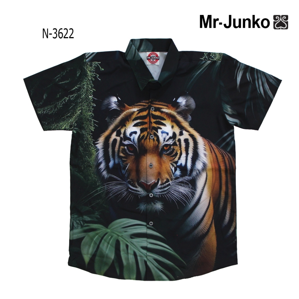 ส่งฟรี เสื้อเชิ้ต งานต่อลาย Mr-Junko ผ้านิ่มใส่สบายไม่ร้อน N-3622
