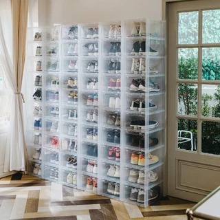 Tower Box Standard "Clear" (2 boxes) - กล่องใส่รองเท้าสีใส