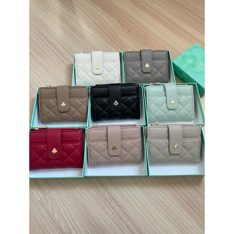 กระเป๋าตังค์ใบสั้น Cicelleรุ่นใหม่หนังนุ่ม