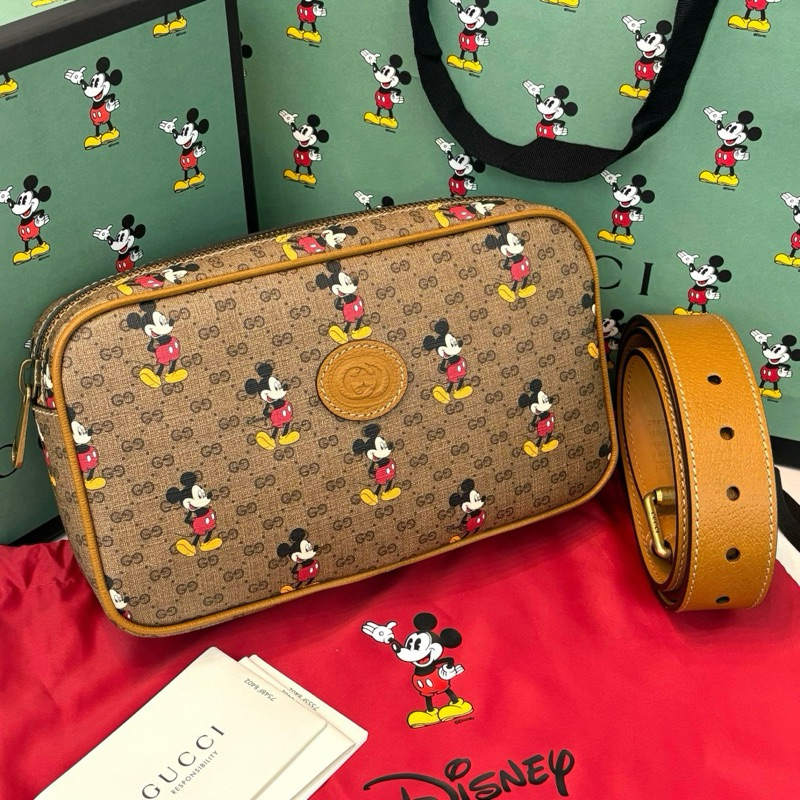 New Gucci x Disney belt bag size 9.5” sz.100📌📌