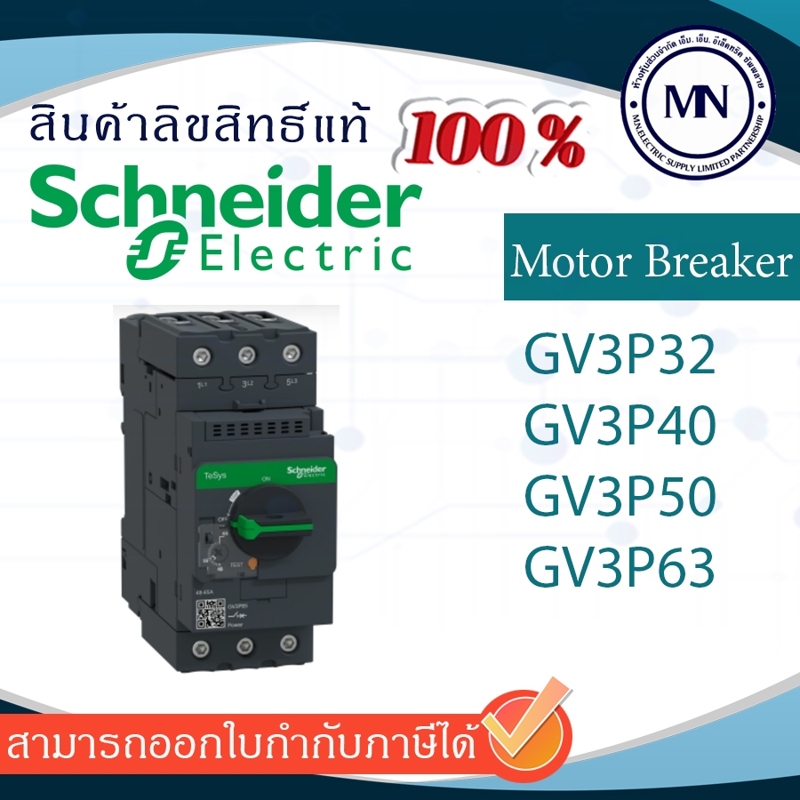 Motor Breaker GV3P32 GV3P40 GV3P50 GV3P65 Schneider