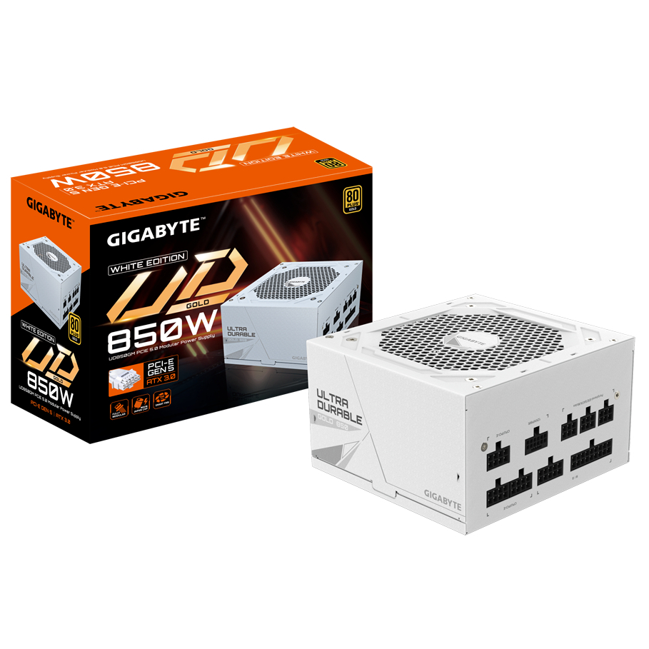 GIGABYTE UD850GM PG5W (WHITE) PCIE 5 ATX 3.0 (80+ GOLD)