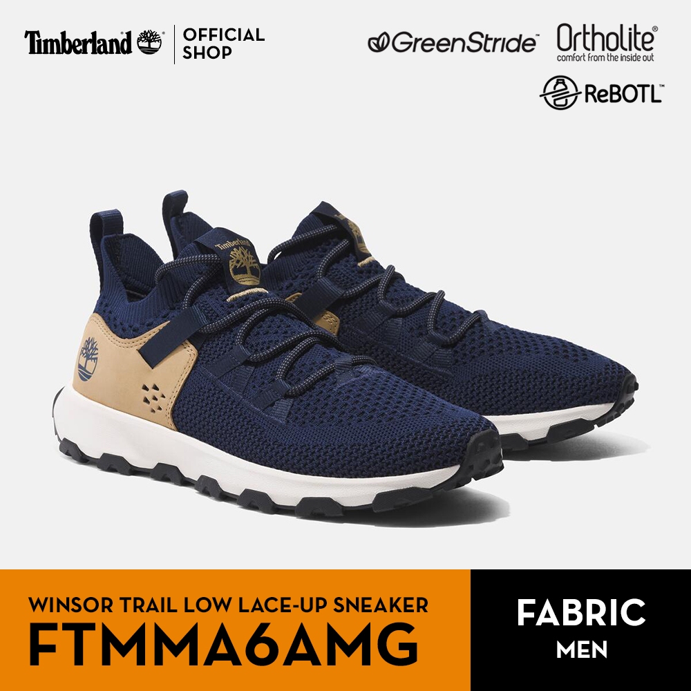 Timberland Men's WINSOR TRAIL Low Lace-Up Sneaker รองเท้าผู้ชาย (FTMMA6AMG)