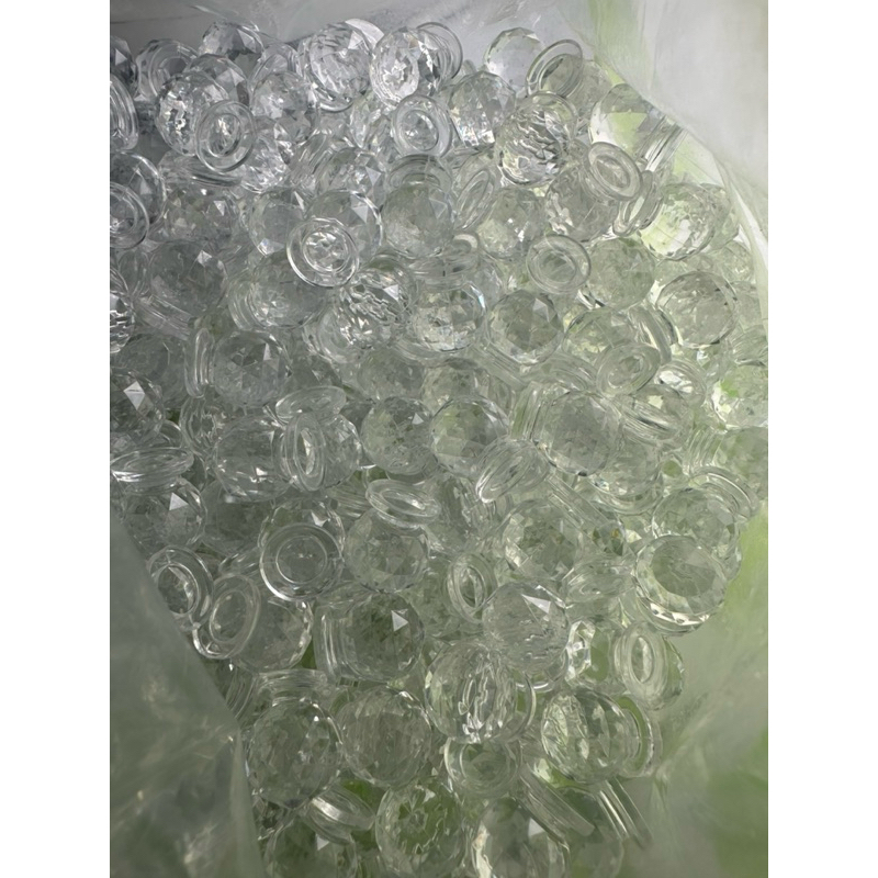 ปุ่มจับอะคริลิค คริสตัล ฐาน14มิล