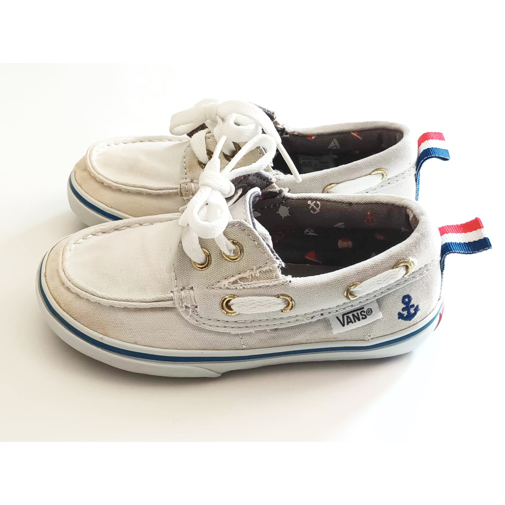 รองเท้าเด็ก Vans marine shoes kid สวยสภาพดีมือ2ของแท้