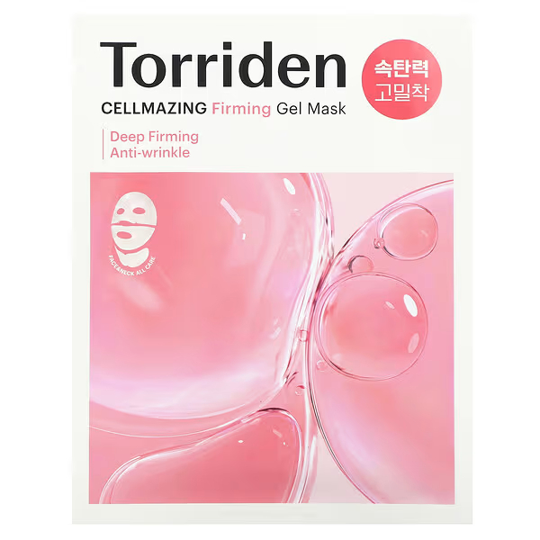 [สินค้าเกาหลีของแท้100%_ส่งจากไทย] Torriden  Cellmazing  Firming Gel Beauty Mask (45g / 1แผ่น) [มาส์
