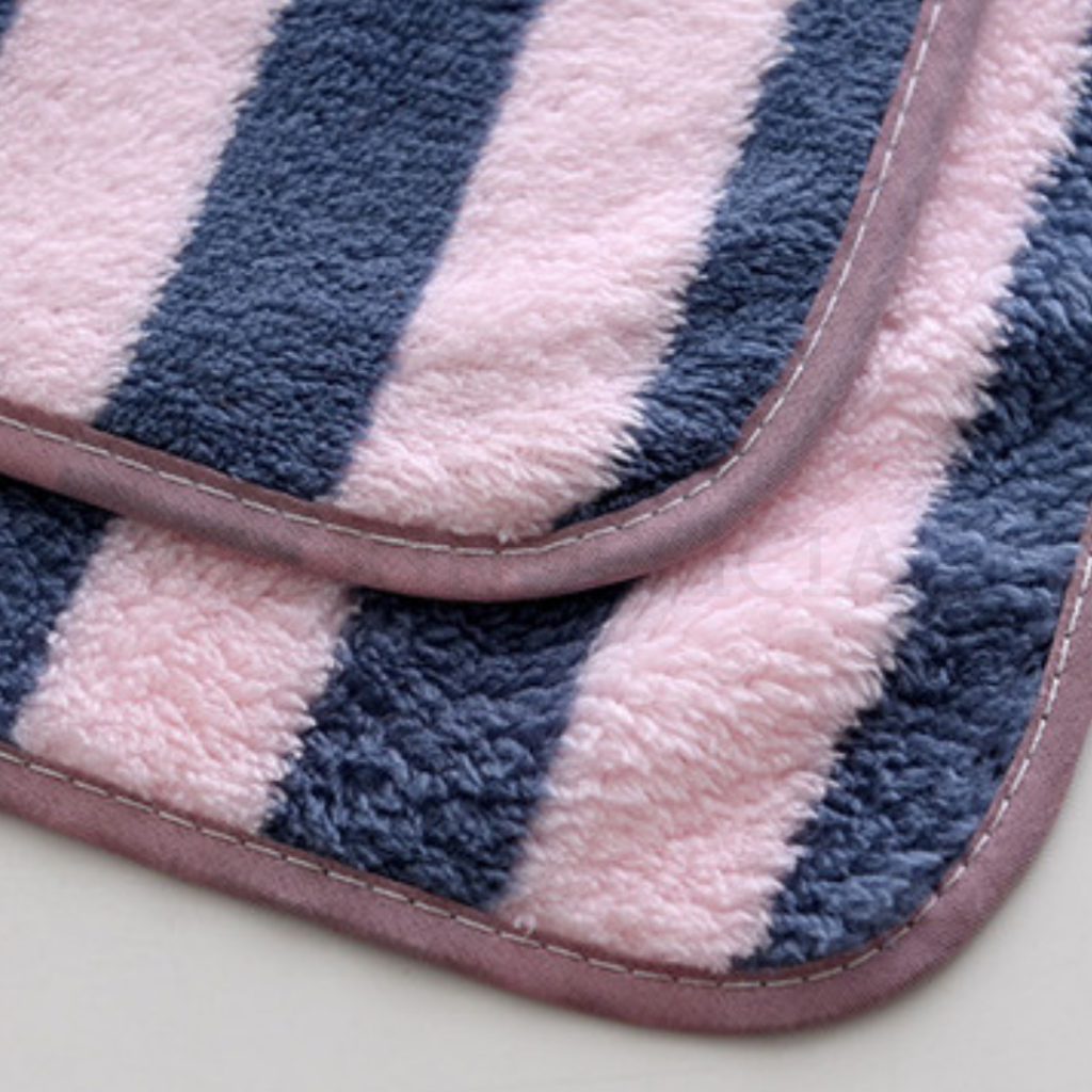 Welkin - YJT-01【ขนาด 140x70 ซม.】ผ้าเช็ดตัว ผ้าขนหนูอาบน้ำ ผ้านุ่ม ไม่เป็นขุย ผ้าเช็ดตัวขนเป็ด มีลาย - รูปที่ 5