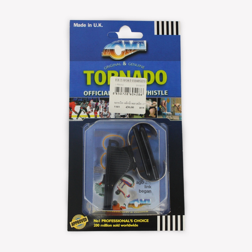 FBT x ACME Tornado นกหวีด พลาสติก นกหวีดกีฬา กรรมการ โค้ช ผู้ตัดสิน เป่าง่าย เสียงดัง ใส่นิ้ว พลาสติ