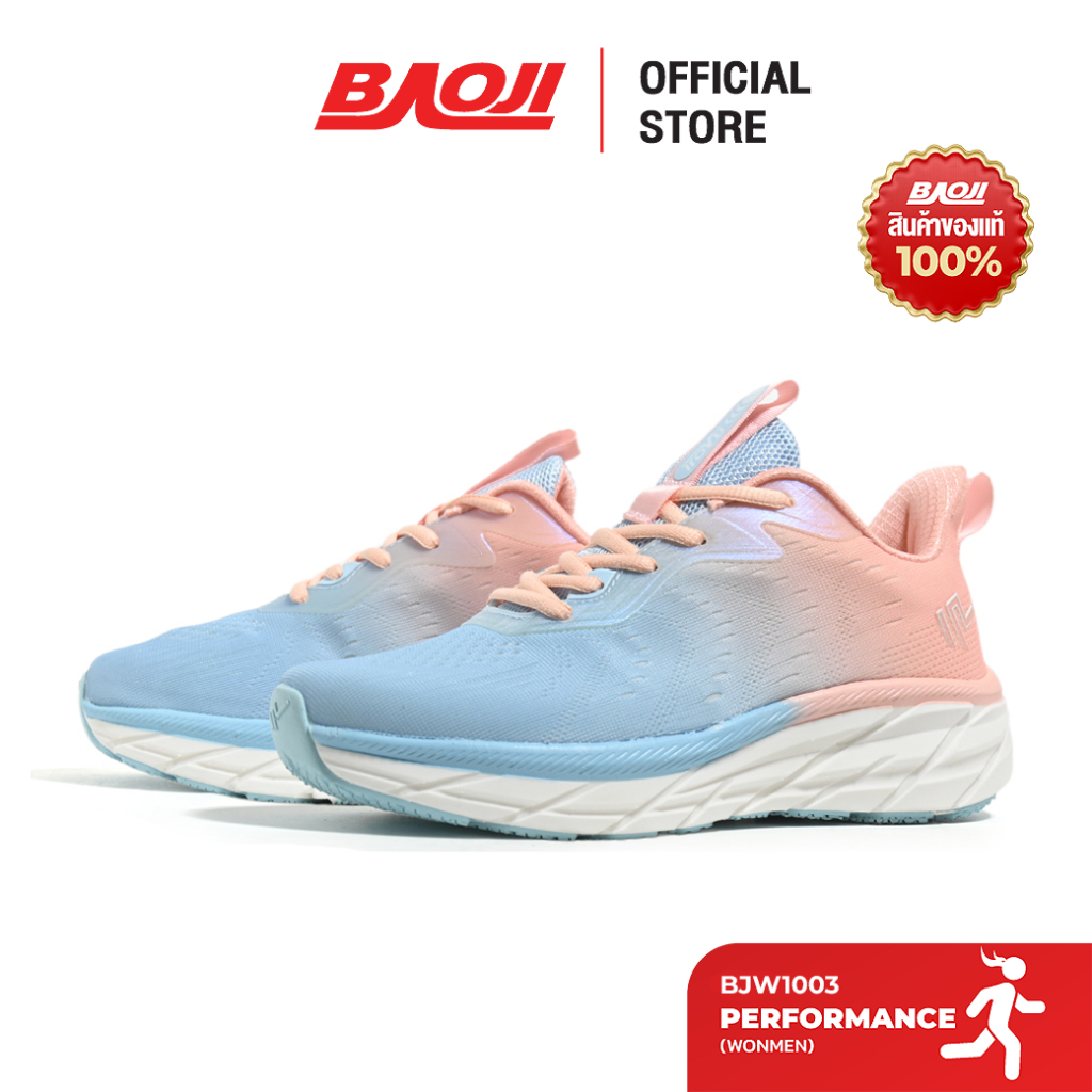 Baoji บาโอจิ รองเท้าผ้าใบผู้หญิง รุ่น BJW1003 สีชมพู-ฟ้า