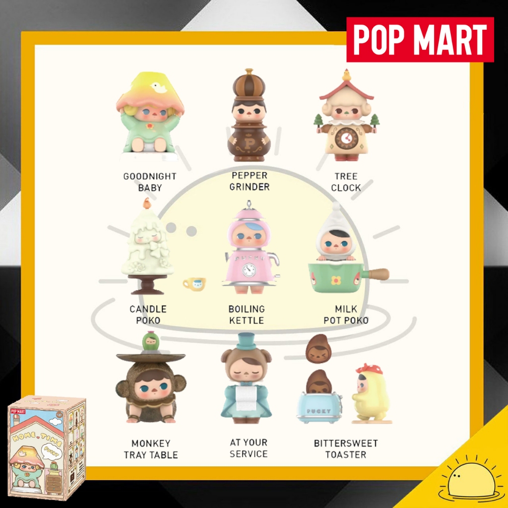POP MART PUCKY Home Time Series Figures