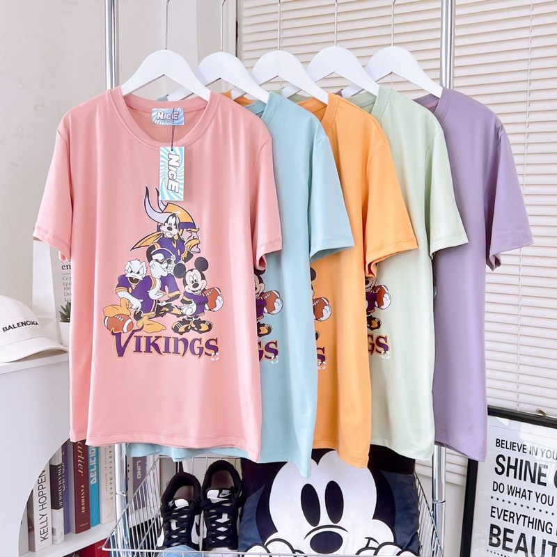 (ส่งจากไทย🇹🇭) เสื้อยืด Freesize | ลาย VIKINGS