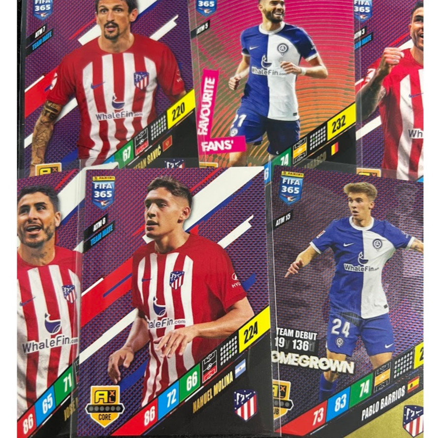 ATHLETICO DE MADRID / ADRENALYN XL PANINI CARDS / FOOTBALL 365 2024  / Choose From List + FREE GIFT