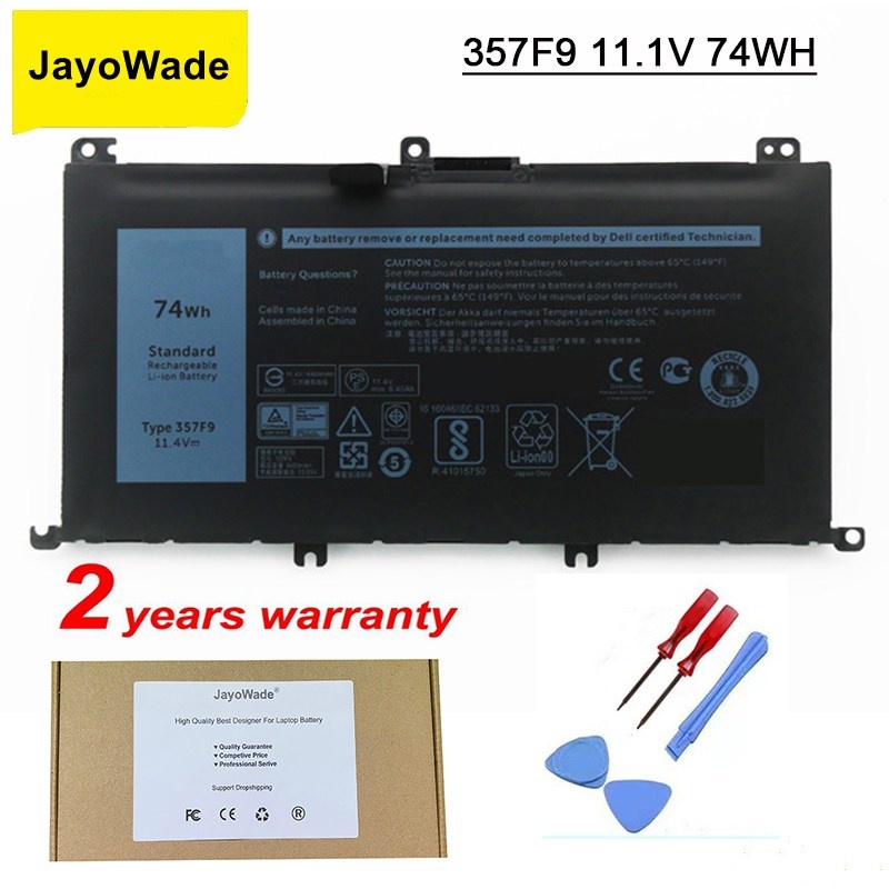 JayoWade 357F9 Battery For Dell Inspiron 15- 7000 7559 7557 7566 7567 5576 INS15PD-1548B INS15PD-174