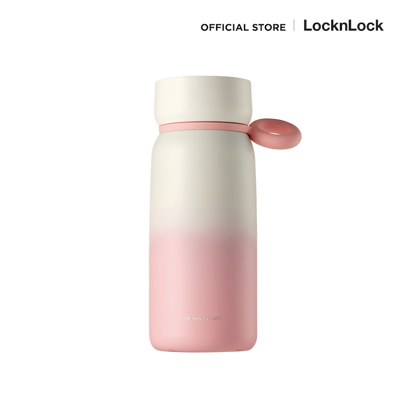 LocknLock กระบอกน้ำเก็บอุณหภูมิ Metro Studio Gradition Sunshine Pink 480 ml. รุ่น LHC4362PIK