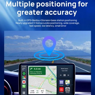 Carlinkit CarPlay Ai Box กล่องทีวีไร้สาย Android 13 8+128GB QCM 8-Core 6225 Android Auto YouTube Netflix อุปกรณ์เสริมรถ