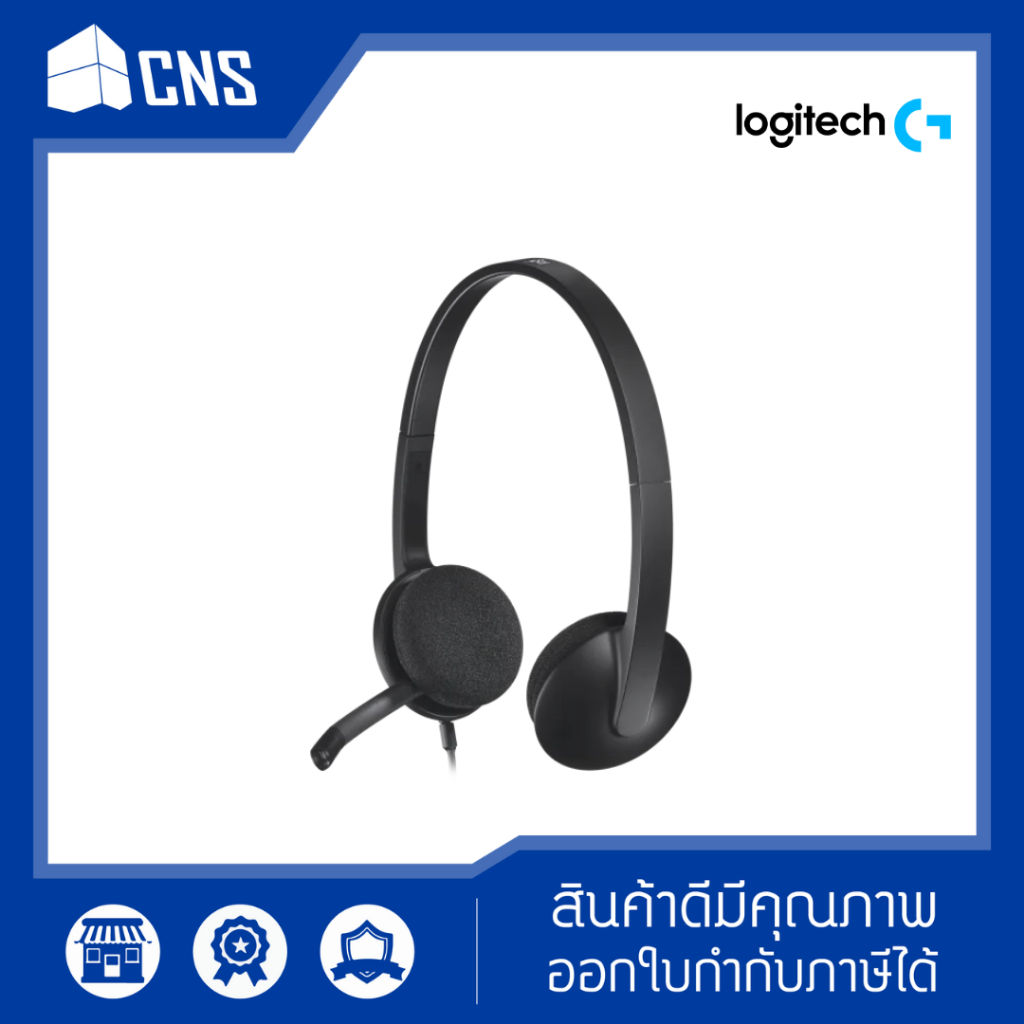 Logitech - USB Headset H340 - Black - AP