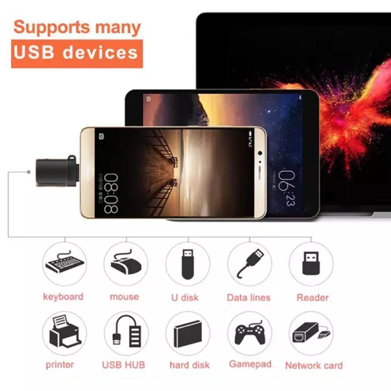 ตัวแปลง usb3.0 otg ดาวน์โหลด tog สายเคเบิลข้อมูล USB แท็บเล็ตสองในหนึ่งเดียวที่เชื่อมต่อกับเมาส์ Android
