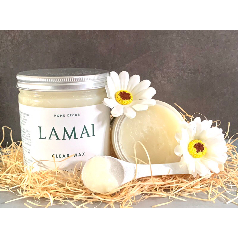 Clear wax แว็กซ์ สำหรับงานไม้ เฟอร์นิเจอร์และของตกแต่ง