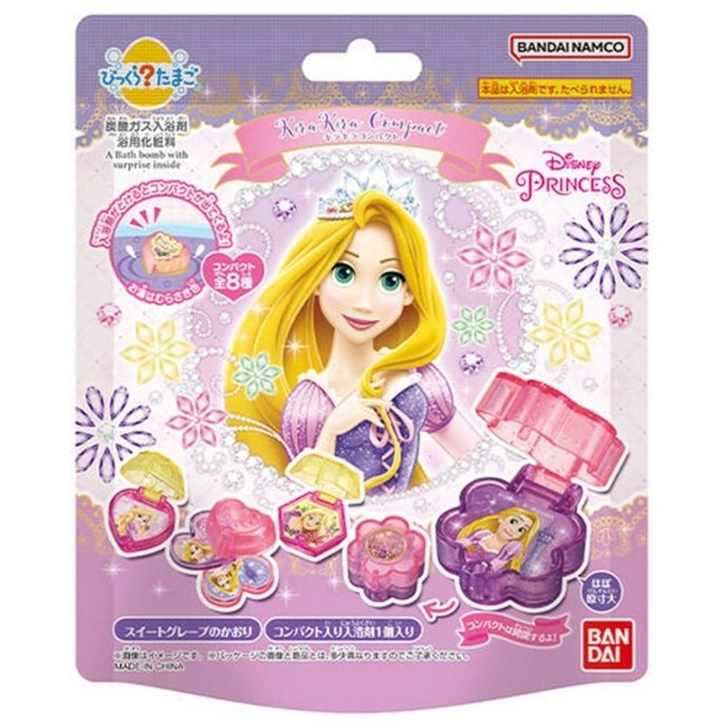 เกลืออาบน้ำ bath salt bandai disney princess ในห่อมี1ชิ้น ลุ้นข้างใน