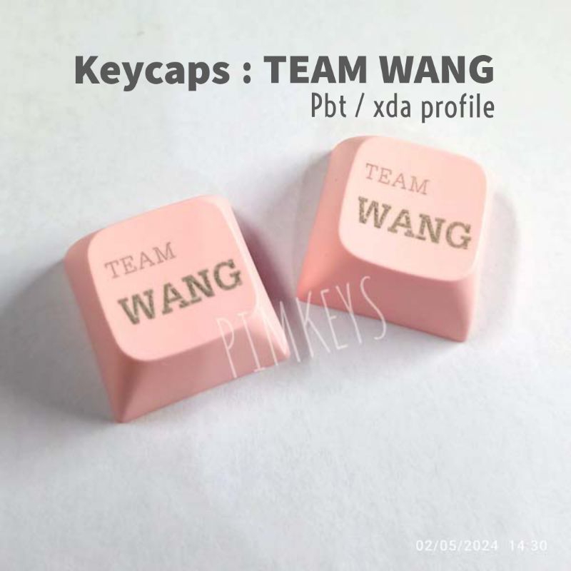 TEAM WANG : Keycap คีย์แคป 1 ชิ้น PBT XDA เลเซอร์ คมชัด ไม่หลุดลอก