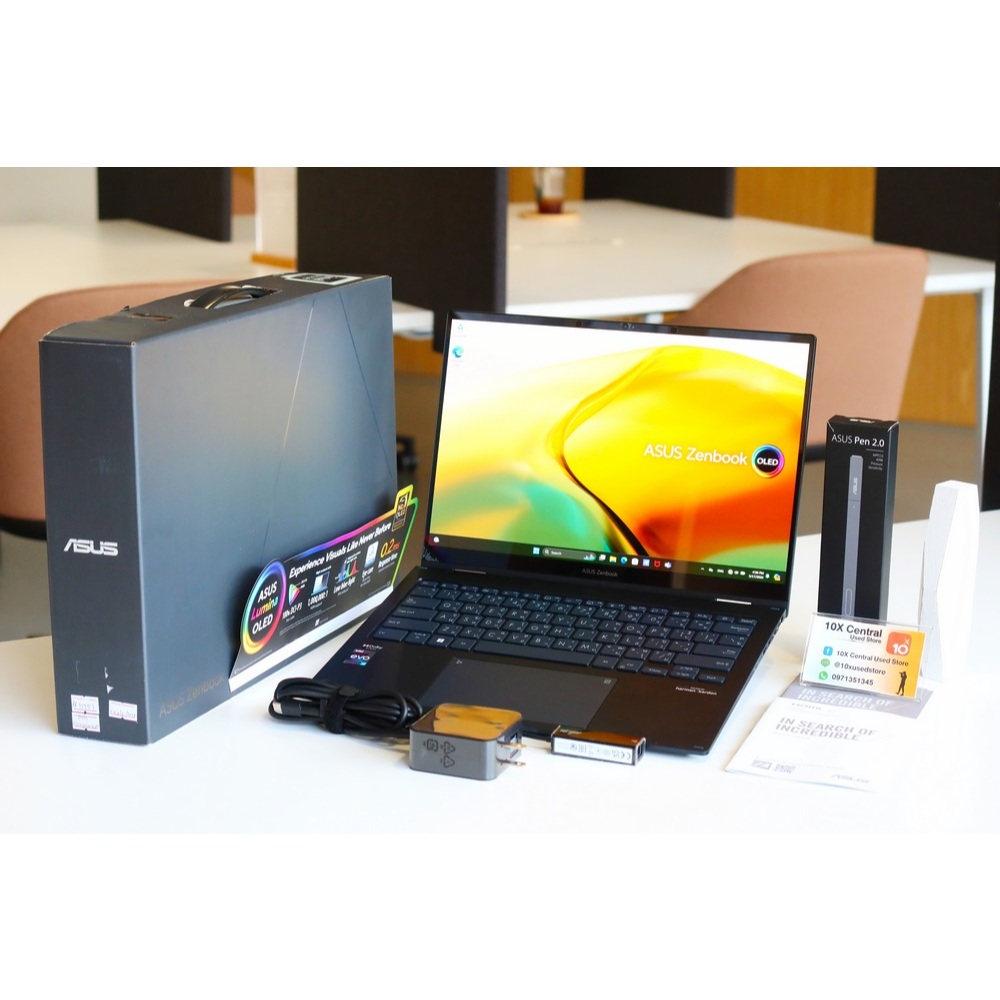 Asus Zenbook 14 Flip UP3404VA CPU i7 1360P ใช้มาแค่ 4 เดือน ประกันเหลือ 2 ปีครึ่ง   - ID24050043