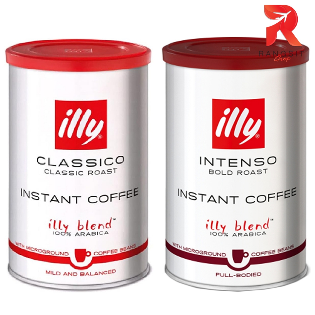 [กระป๋อง] illy Instant Coffee With Roasted Ground Coffee 95g อิลลี่ กาแฟสำเร็จรูป พร้อมชง กาแฟดำ 100% Arabica