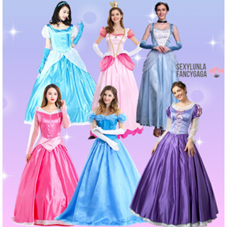 ชุดเจ้าหญิง ออโรร่า ซินเดอเรลล่า เจ้าหญิงเทพนิยาย ราพันเซล a…
