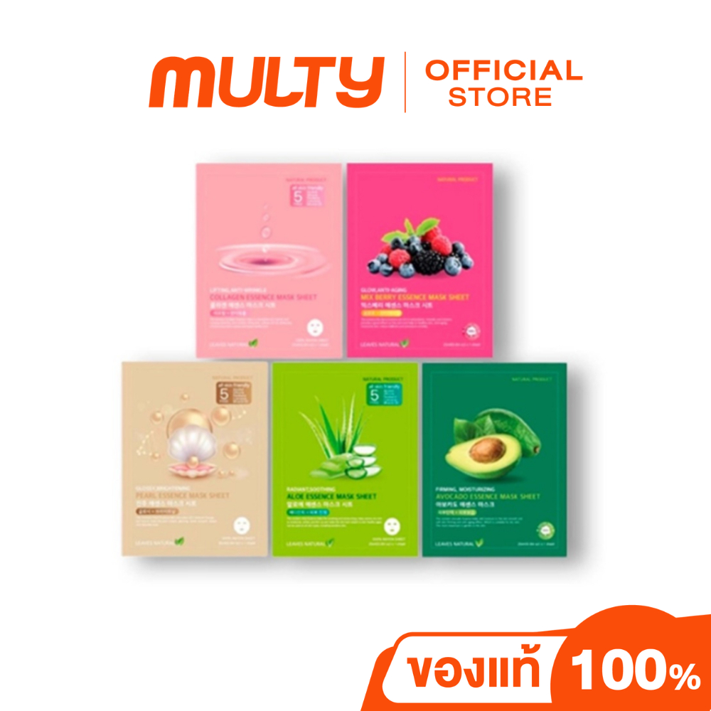 LEAVES NATURAL ESSENCE MASK SHEET 25ML.