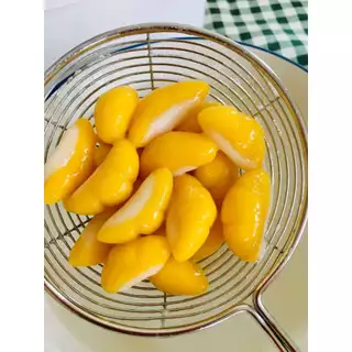บัวลอยทุเรียน เหนียวนุ่ม หอมชวนกิน Home made100% ต้นตำรับสูตรคุณยาย By jasmine 300กรัม