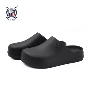 Hello Polo รองเท้าหัวโตผู้ชายผู้หญิง 3.5cm พื้นหนา กันลื่น แฟชั่น ลําลอง เหมาะกับฤดู รองเท้านิ่มเหมือนเหยียบขี้ HP8034