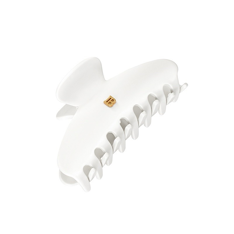 New!! Balmain Hair Clip Medium White Size M แท้💯%