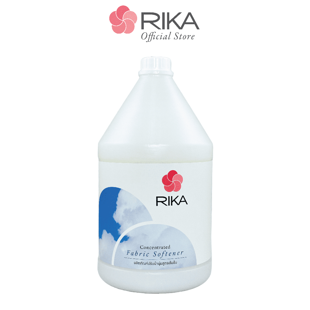 ริกะ RIKA น้ำยาปรับผ้านุ่ม สูตรเข้มข้น (Concentrated Fabric Softener) 3.8 ลิตร