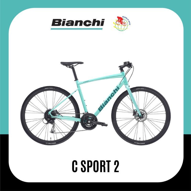 จักรยานไฮบริด Bianchi รุ่น C Sport 2 Acera 2x9Sp.