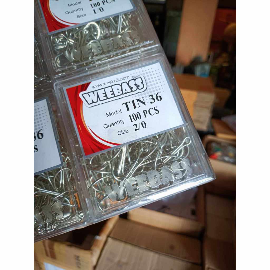 แท้100% ตัวเบ็ดวีเบส 2ทาง TIN36 WEEBASS เบ็ดวีเบส  ราคาปลีกและส่ง