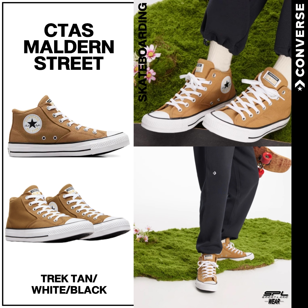 Converse คอนเวิร์ส รองเท้าผ้าใบ รองเท้าสเก็ตบอร์ด M CTAS Maldern Street MID A06610CMS4BRXX (2500)