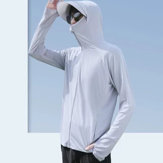 เสื้อเเจ๊ตเเก็ตเเขนยาวผู้ชาย มีฮู้ด ใส่สำหรับออกแดดกลางเเจ้งได้ดี รุ่นFSY-2225