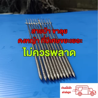 เงี่ยงเดียว (ล๊อกบน และ ล๊อกล่าง) 4 มิล 25-40เซน ใช้ยิงปลา จำนวน 1 ดอก