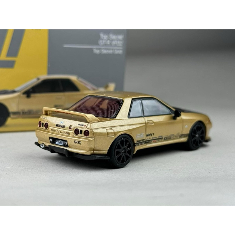 ▫️Top Secret Gold Nissan Skyline GT-R VR32 ( R32 ) #431 [ JAPAN EXCLUSIVE PRODUCT ] Scale 1:64 ยี่ห้อ Minigt ราคา ถูกที่สุด ดีลบีเคเค แกลเลอรีภาพที่ 7