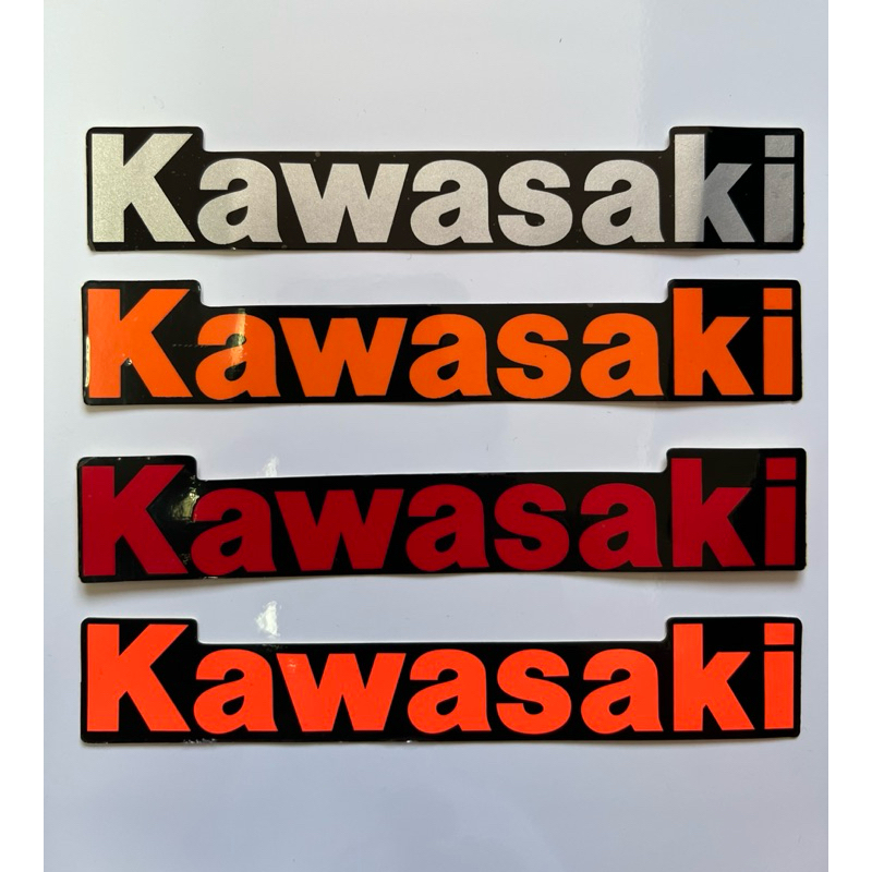 สติ๊กเกอร์ ชิวหน้า บังไมล์ Kawasaki KR 150 Serpico 150 (เคลือบเงาUVแท้)