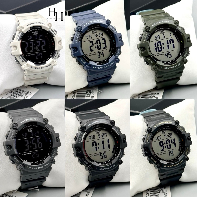 CASIO WATER 100M RESIST ของแท้ ประกันศูนย์ CMG 1 ปี