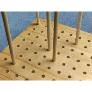 ฐานเสียบ ไม้จับชิ้นงานโมเดล ฐานไม้ เสียบจับชิ้นงาน พ่นสีกันพ…