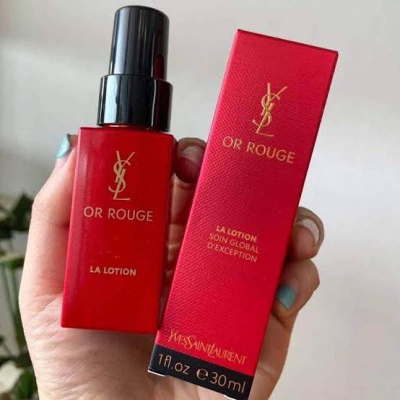 รุ่นขวดแดง YSL Or Rouge La Lotion Soin Global D'exception 30ml
