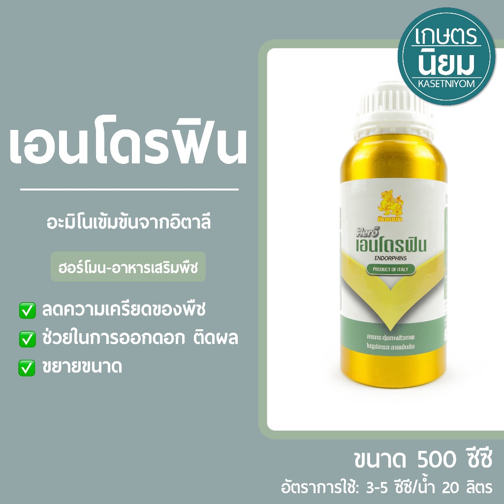 เอนโดรฟิน (อะมิโนเข้มข้นจากอิตาลี) *500 มิลลิลิตร*