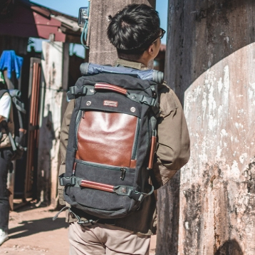 bagsbird รุ่น BXL4 จุ 50L  เป้เดินทางขึ้นเครื่อง  4-5 วัน #ฟังก์ชันครบเครื่อง กระเป๋าเป้ #สายคุมโทน