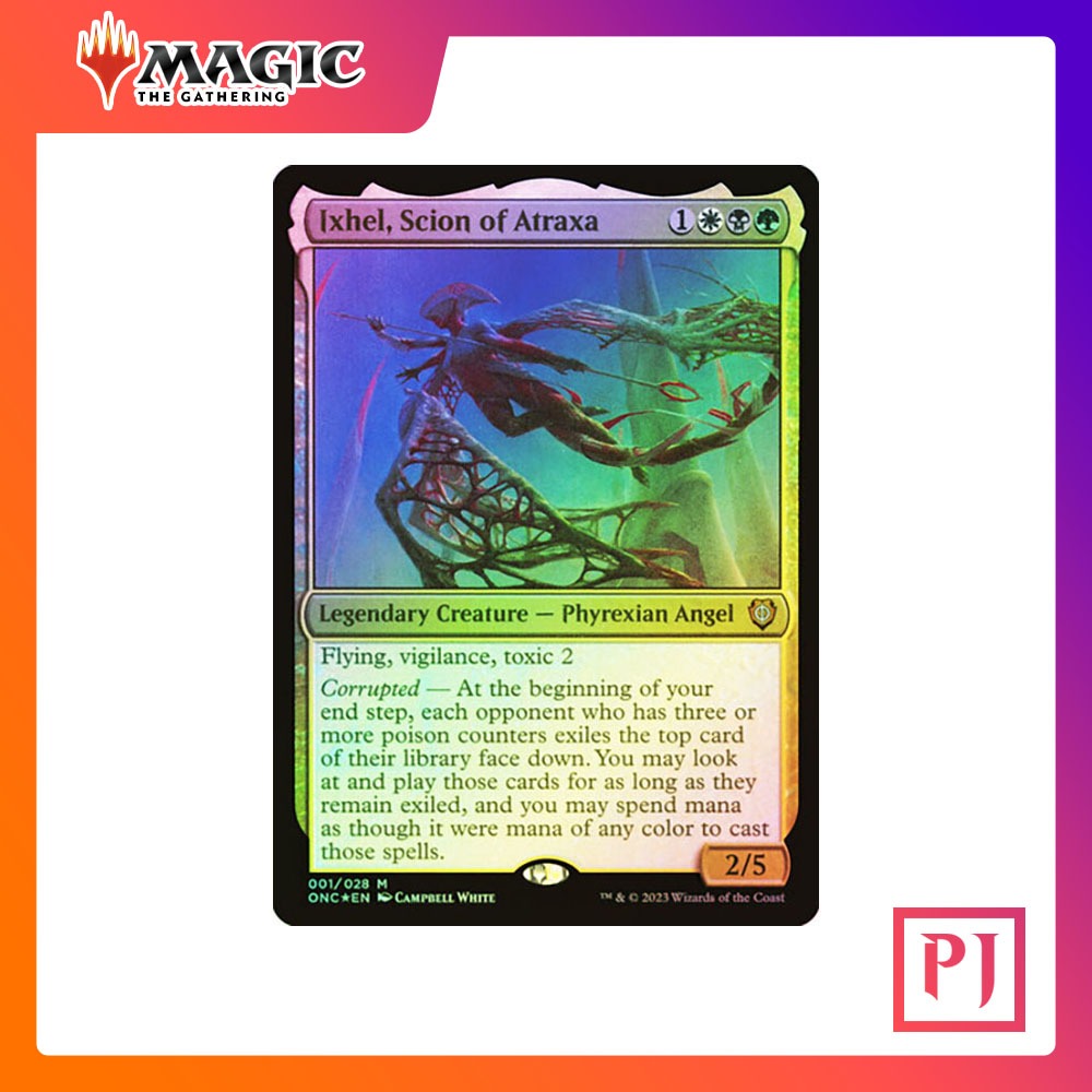 [MTG] Ixhel, Scion of Atraxa [ONC] [MULTI] [MYTHIC] [FOIL] [ENG] (การ์ดเมจิค / Magic the Gathering)