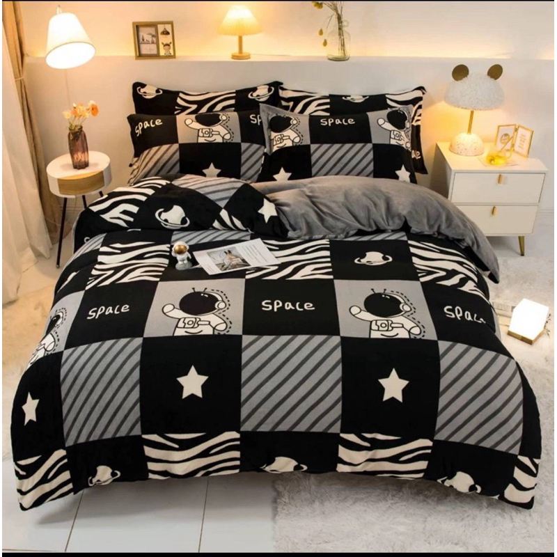 ชุดผ้าปูที่นอนครบชุด6ชิ้น รวมผ้านวมด้วย มีขนาดให้เลือก3ฟุต 3.5ฟุต 4ฟุต 4.5ฟุต 5ฟุต 5.5ฟุต 6หุต