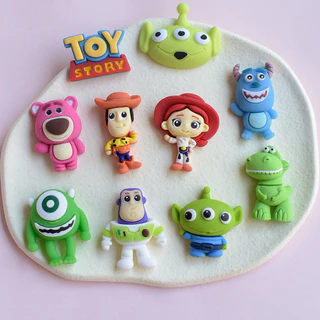 ส่งจากไทย 🍅 ตัวติดรองเท้าเซตทอย สตอรี่ 10 ชิ้น 💗 something cute (n.17)