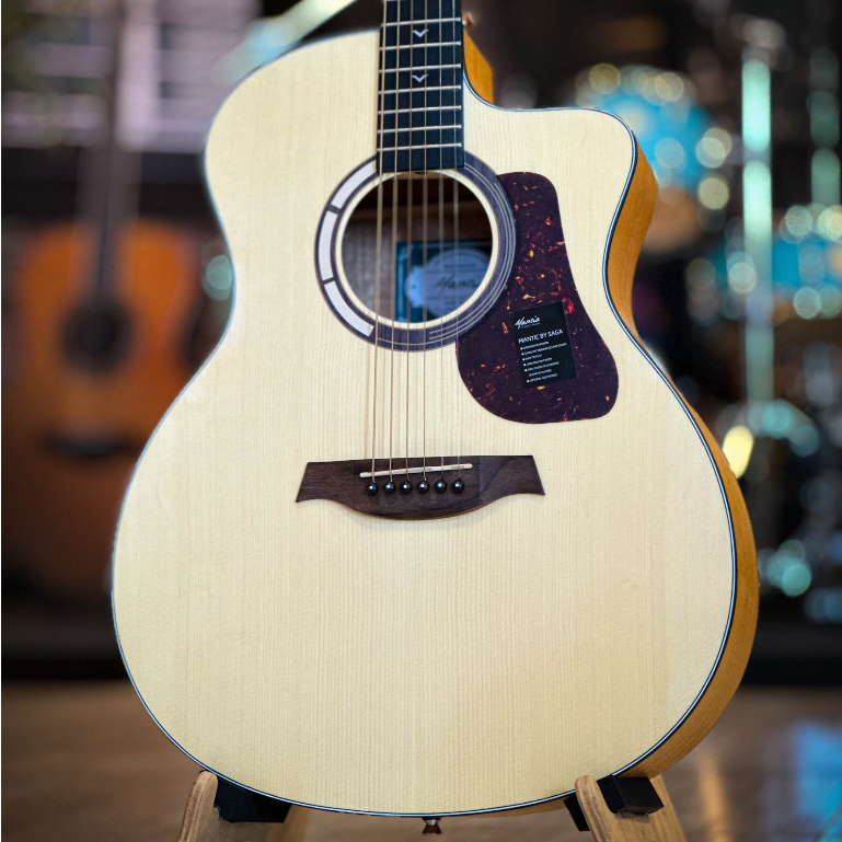 [โค้ดลด1000-📸] กีต้าร์โปร่ง Mantic รุ่น GT-1GC ทรงเว้า กีตาร์โปร่ง ทัชชิ่งจับง่าย ฟรี กระเป๋าNAMI ปิ๊ก4อัน คู่มือ ประแจ